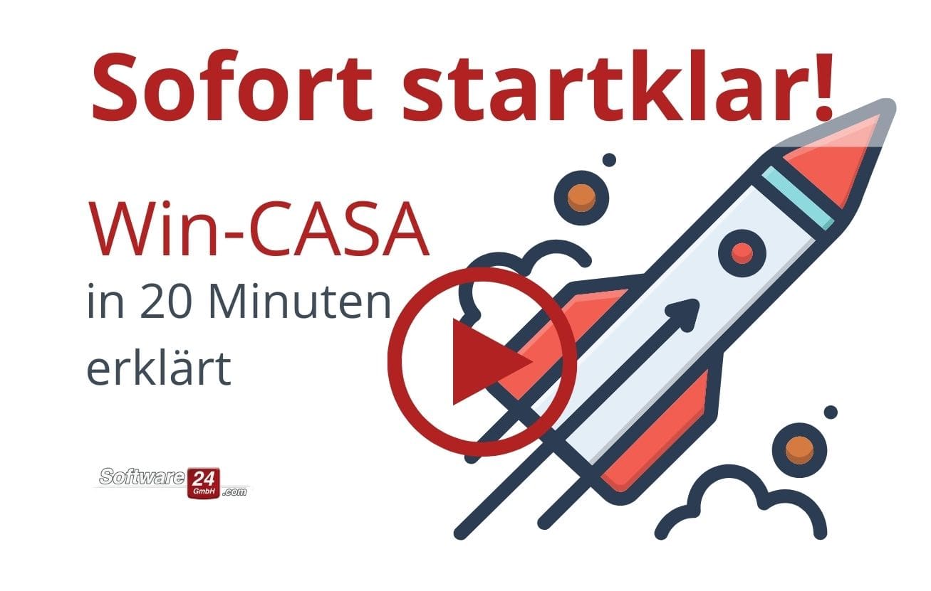 Sofort startklar! Win-CASA in 20 Minuten erklärt auf YouTube